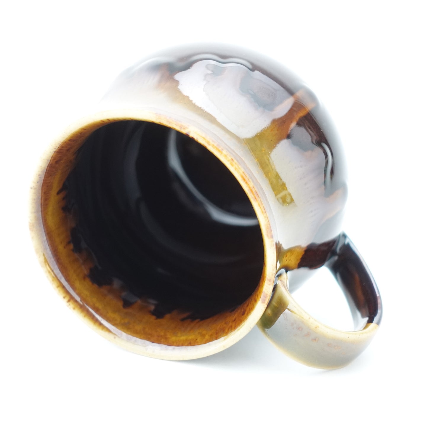 Amber Oribe Drip Glaze Aroma Mug Hasami Porcelain