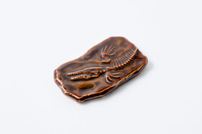 Fossil Chopstick Rest 6P Collection Imari Porcelain