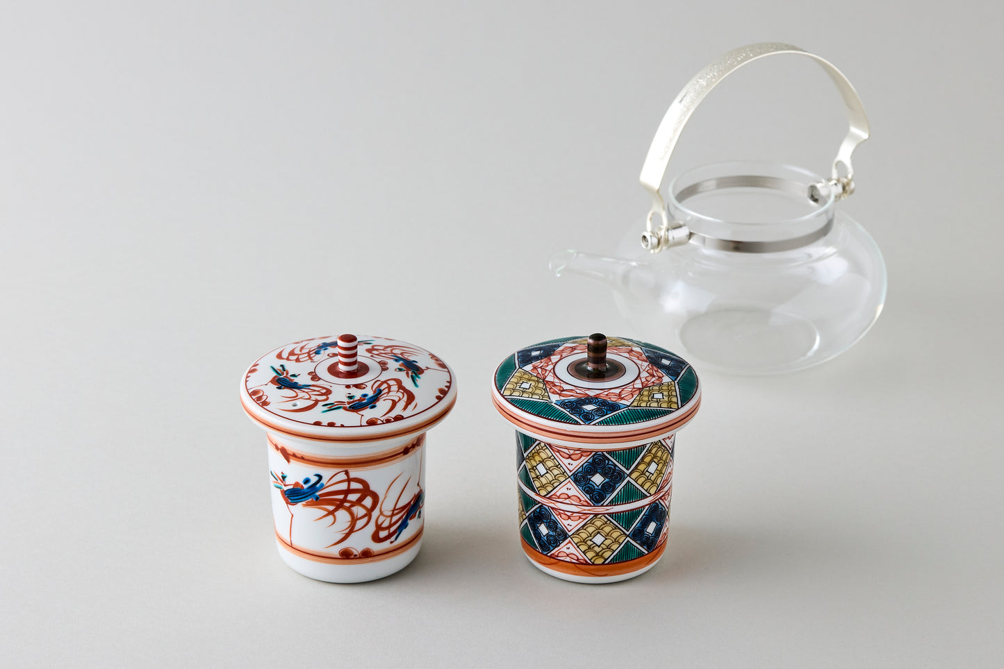 Kutani Chirori - Akae Bird Motif