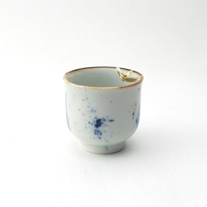 Gold Line Kosome Rabbit Sake Set Imari Porcelain