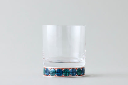 Rock Glass - Ko-Kutani Circle Motif