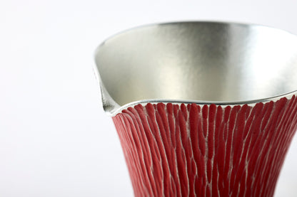 Mt. Fuji Sake Pitcher Red