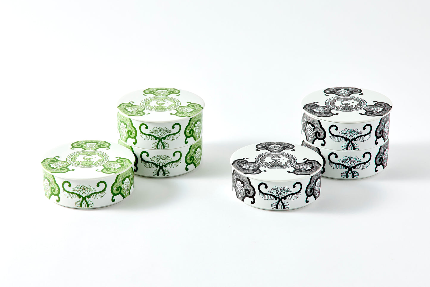 Single-tier Serving Box - JS Ko-Imari Floral Pattern