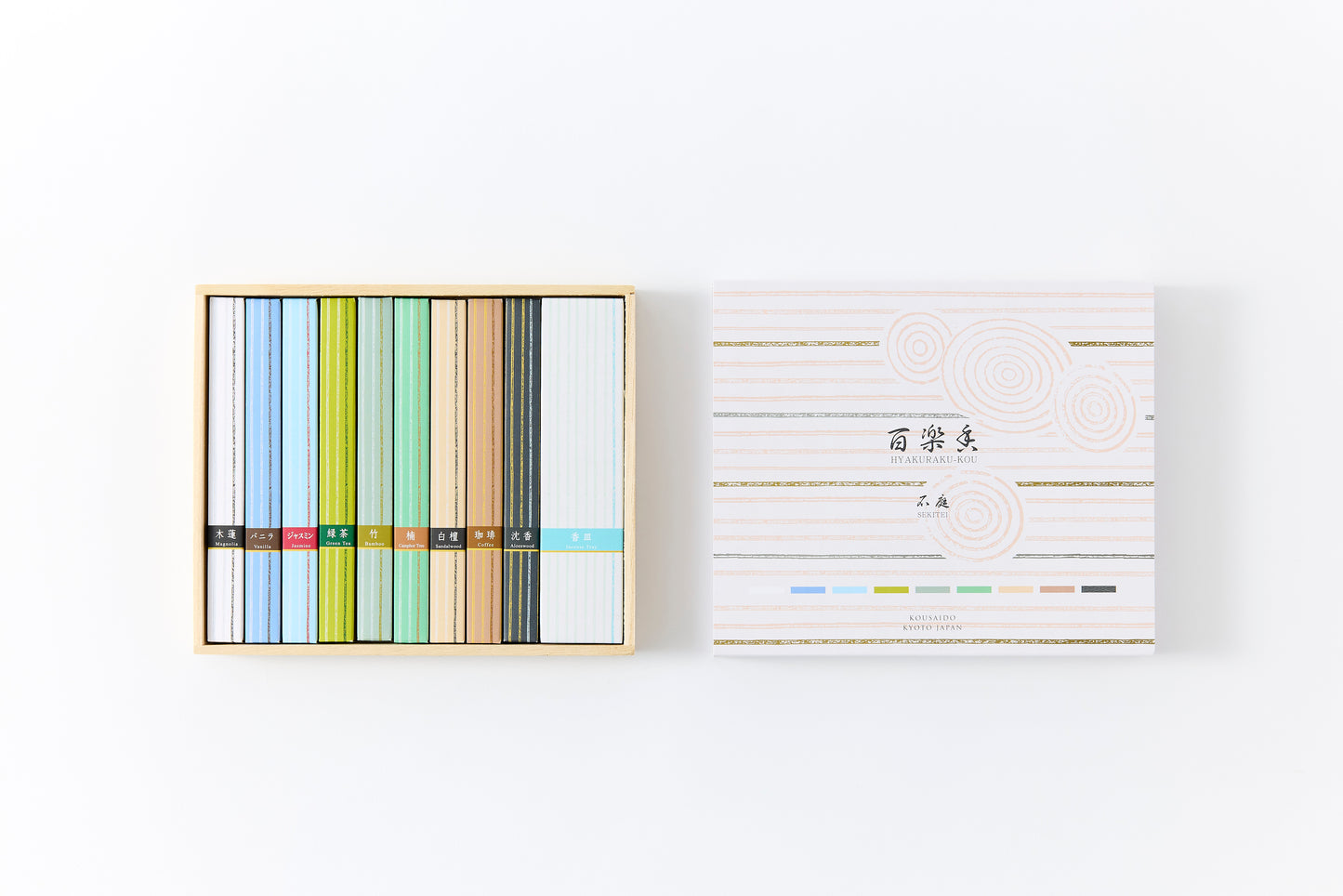 Hyakurakukou – Seki-tei Assorted Incense – 9 Varieties