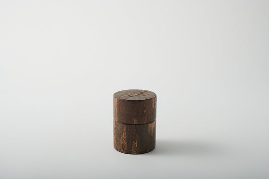Tea Canister Frosted Decor by Keitaro Arakawa Small