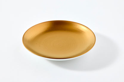 Set of 4 Small Plates - Gold & Platinum