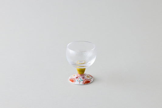 Bajo Glass (Diagonal Cut) - Flower