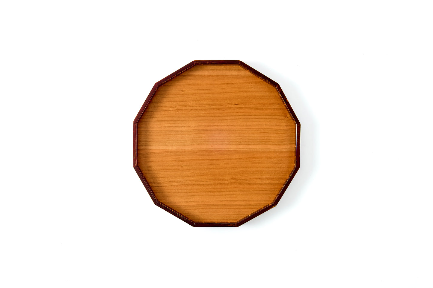 12-Sided Tray (Medium) – Cherry Wood