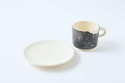 Coffee Cup & Saucer (Straight Type)