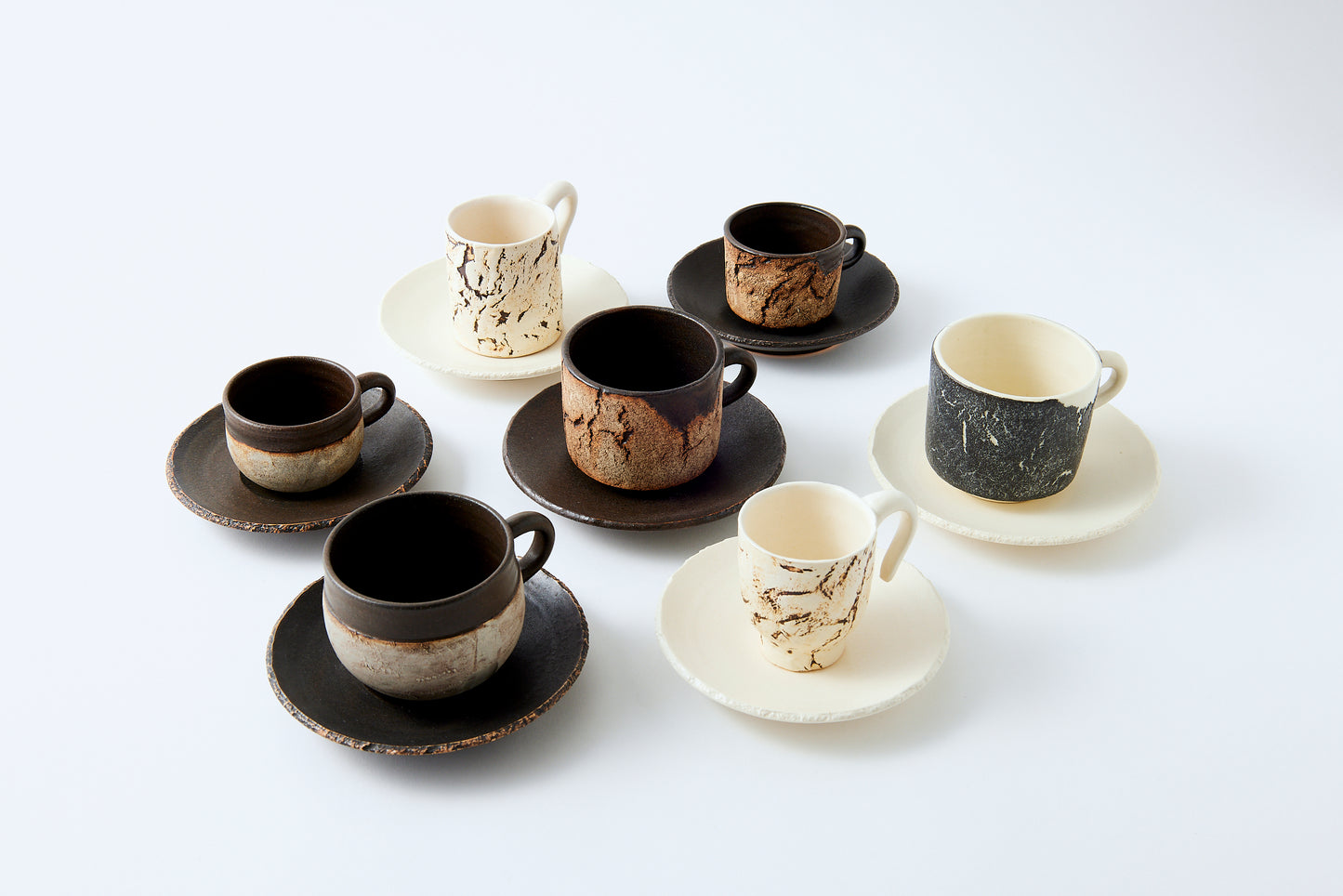 Coffee Cup & Saucer (Straight Type)