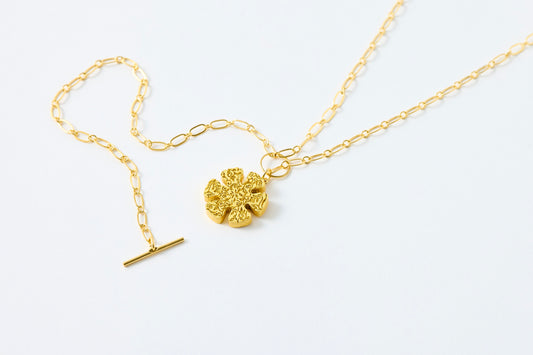 HAKUCESSORY Necklace Health Luck Gold