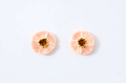 Yuka Peach Earrings