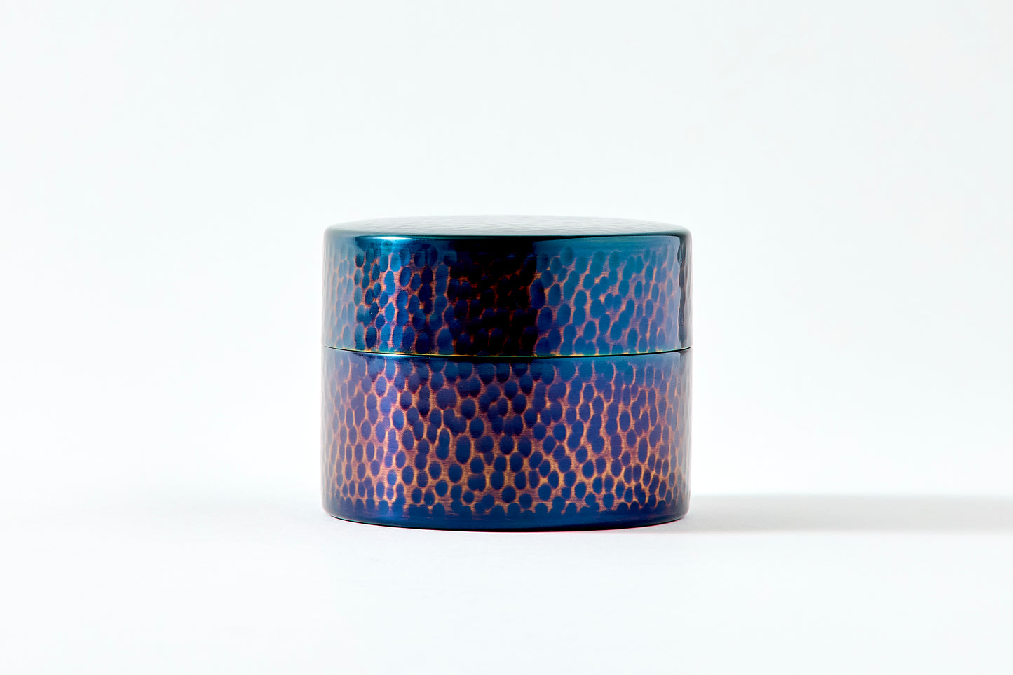 Hammered Pure Copper Tea Canister – Medium (100g)