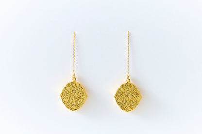 HAKUCESSORY Earrings Beauty Luck Gold