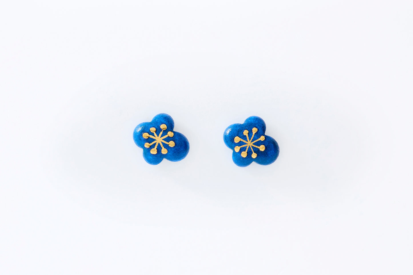 Watagumo Indigo Small Earrings
