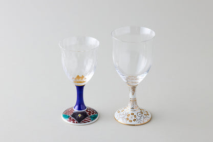 Wine Glass Small (Lattice)-  Ishidatami