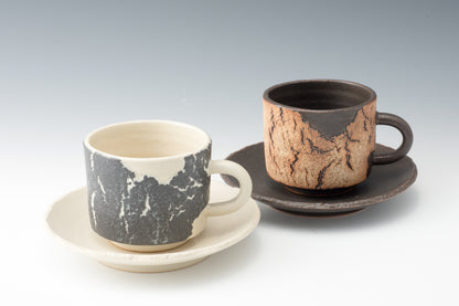 Coffee Cup & Saucer (Straight Type)