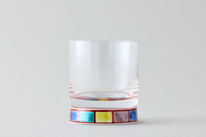 Rock Glass - Iroe Tokusa Motif Red