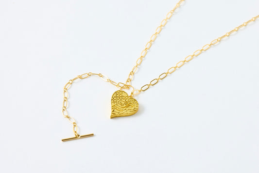 HAKUCESSORY Necklace Love Luck Gold