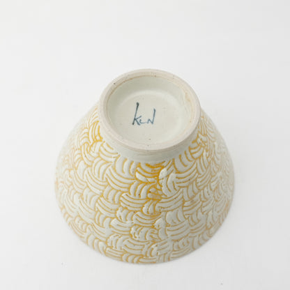 Inban KAGOME Rice Bowl Hasami Porcelain