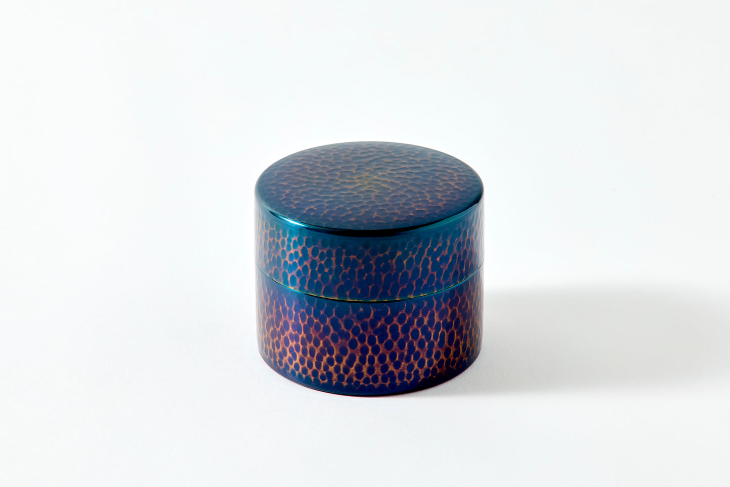 Hammered Pure Copper Tea Canister – Medium (100g)