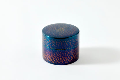 Hammered Pure Copper Tea Canister – Medium (100g)