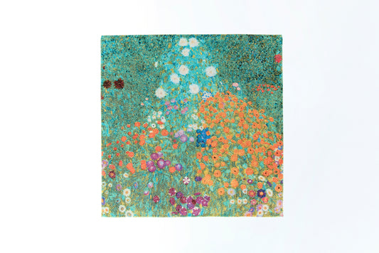 Gustav Klimt's Farm Garden Woven in Five Dazzling Colors