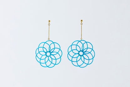 Hana Wind Chime | Post Earrings - Light Blue