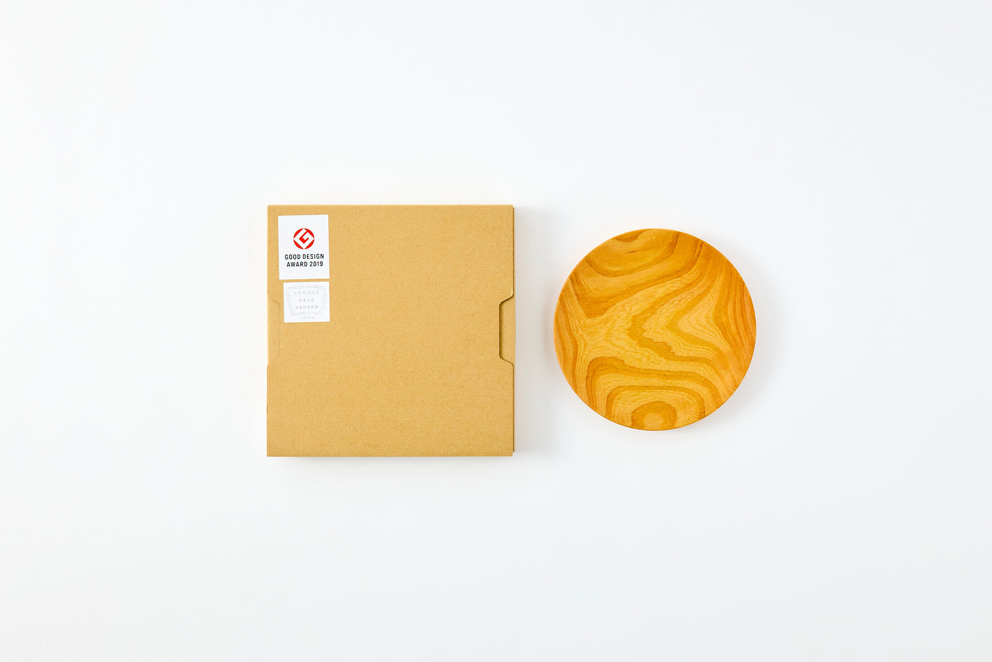 Nintori Plate Keyaki φ18cm