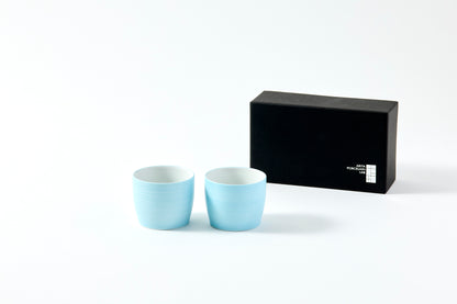 Set of 2 Design Teacup - Pearl Blue