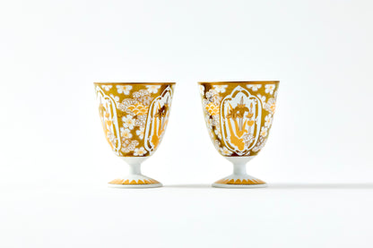 Set of 2 Masaka Cups 90ml - Ayame Ume Chirashi