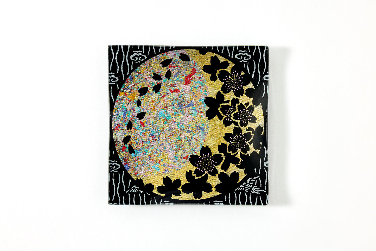 Moonlit Cherry Blossoms – Black