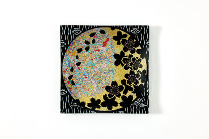 Moonlit Cherry Blossoms – Black