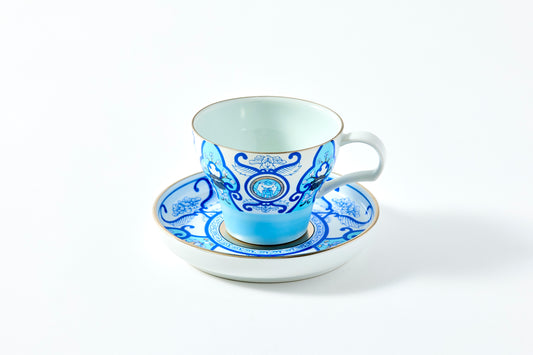 Teacup & Saucer - JB Koimari Floral Pattern