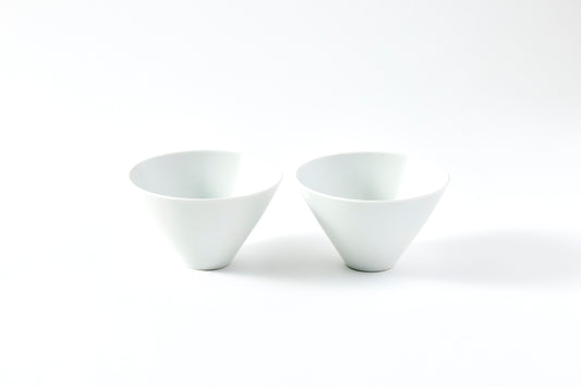 Set of 2 Small Bowls & Rice Bowls - Snow