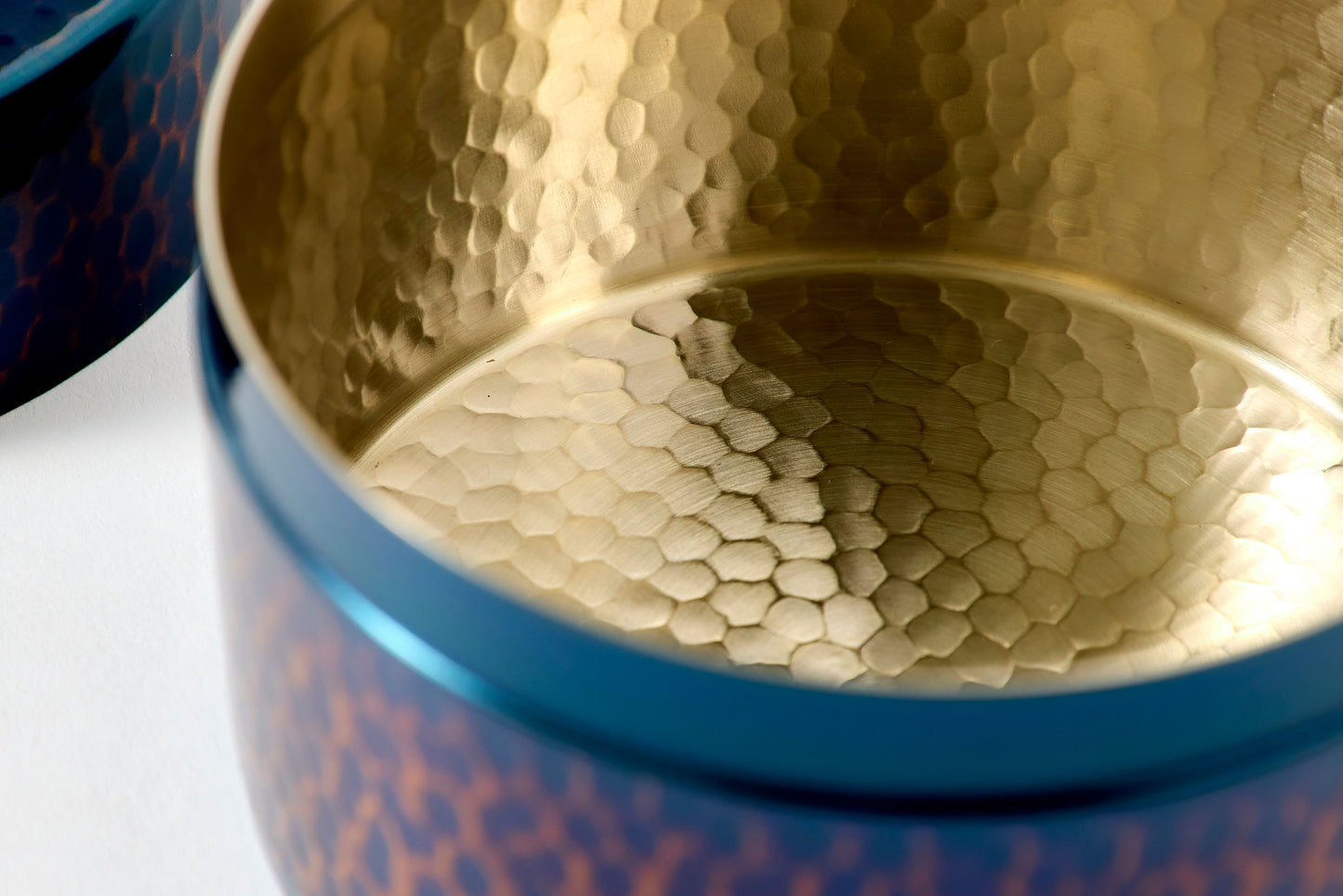 Hammered Pure Copper Tea Canister – Medium (100g)