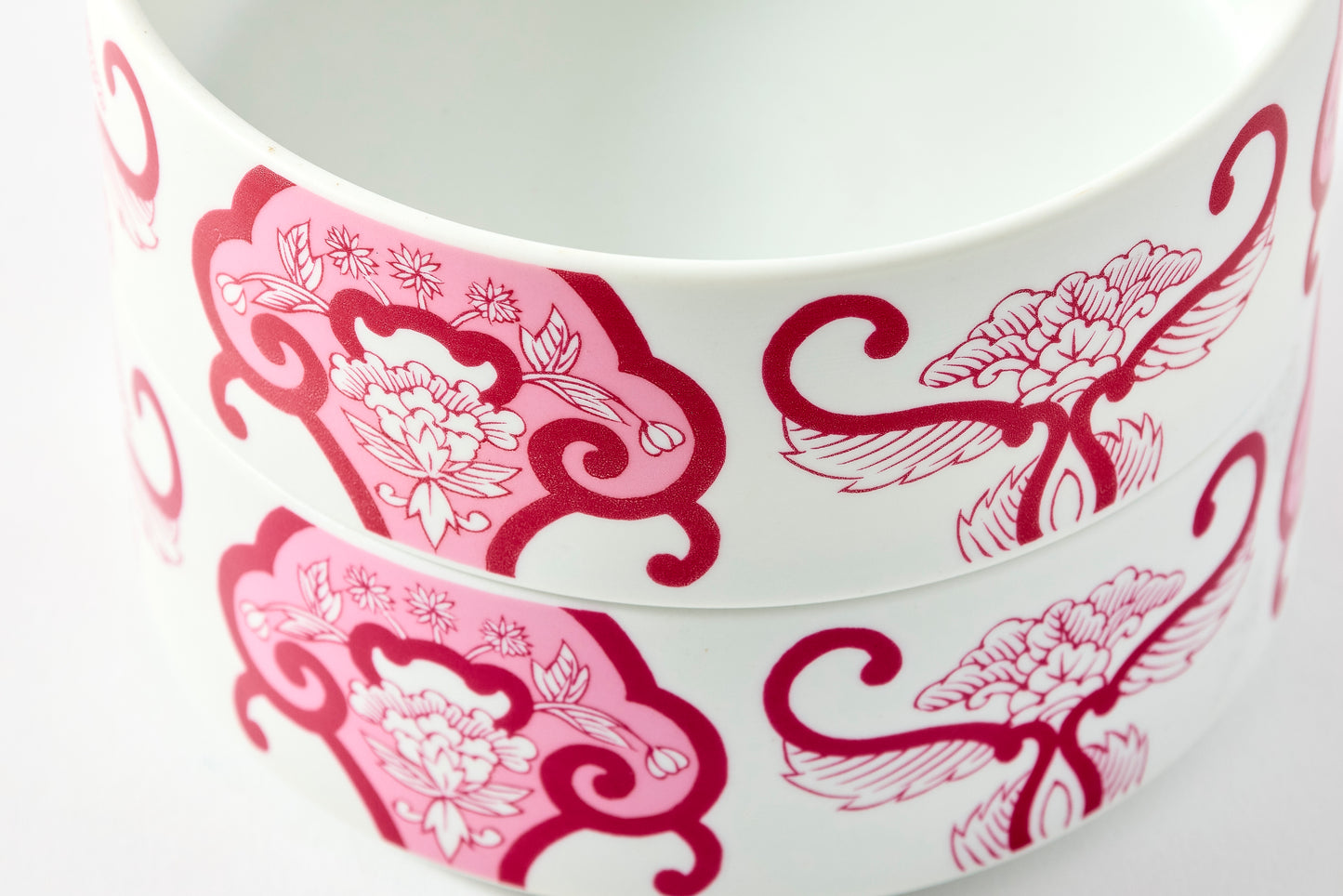 Double-tier Serving Box - JA Ko-Imari Floral Pattern
