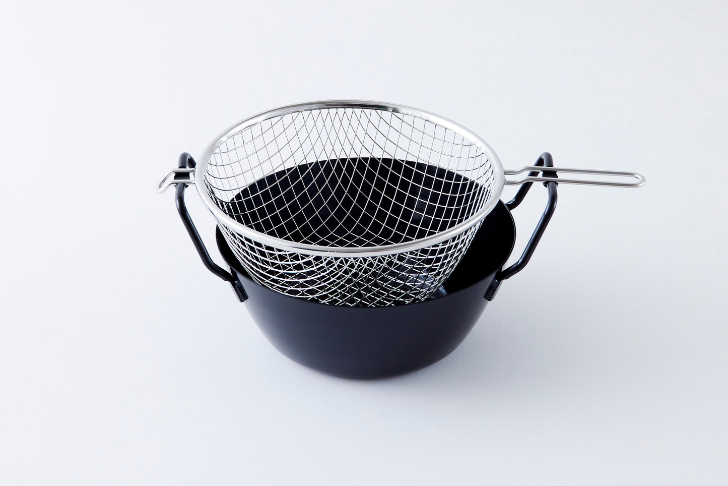 Iron Deep Frying Pot 22cm
