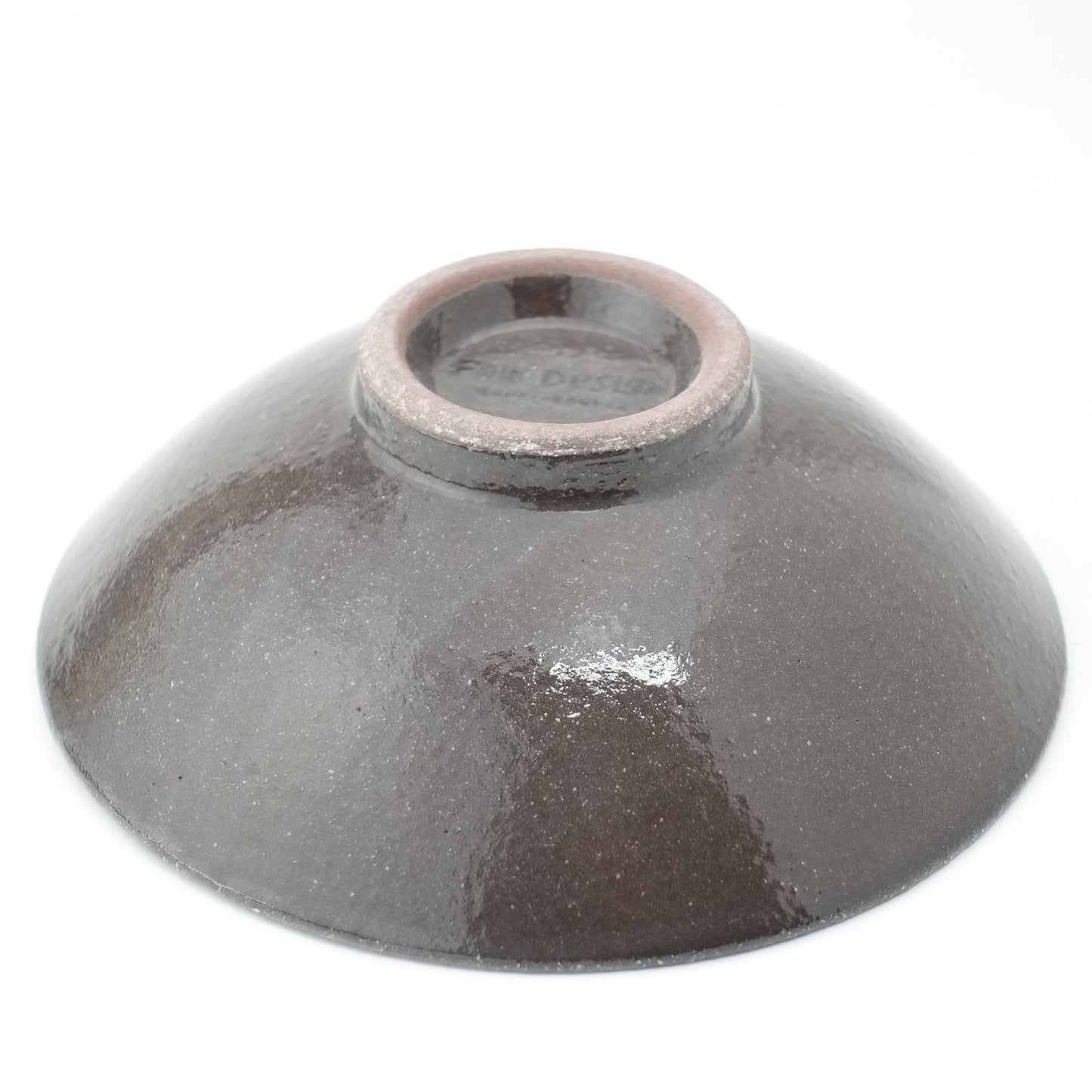 FD White Glaze Ripple Mehagi 5.5-inch Flat Bowl Hasami Porcelain