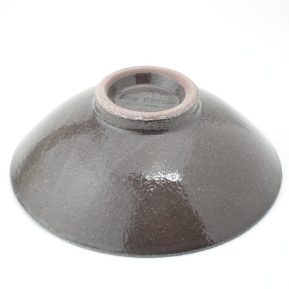 FD White Glaze Ripple Mehagi 5.5-inch Flat Bowl Hasami Porcelain