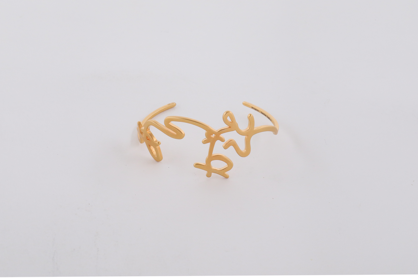 Arigatou Bangle Medium Gold