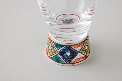 Shot Glass - Ko-Kutani Diamond Motif