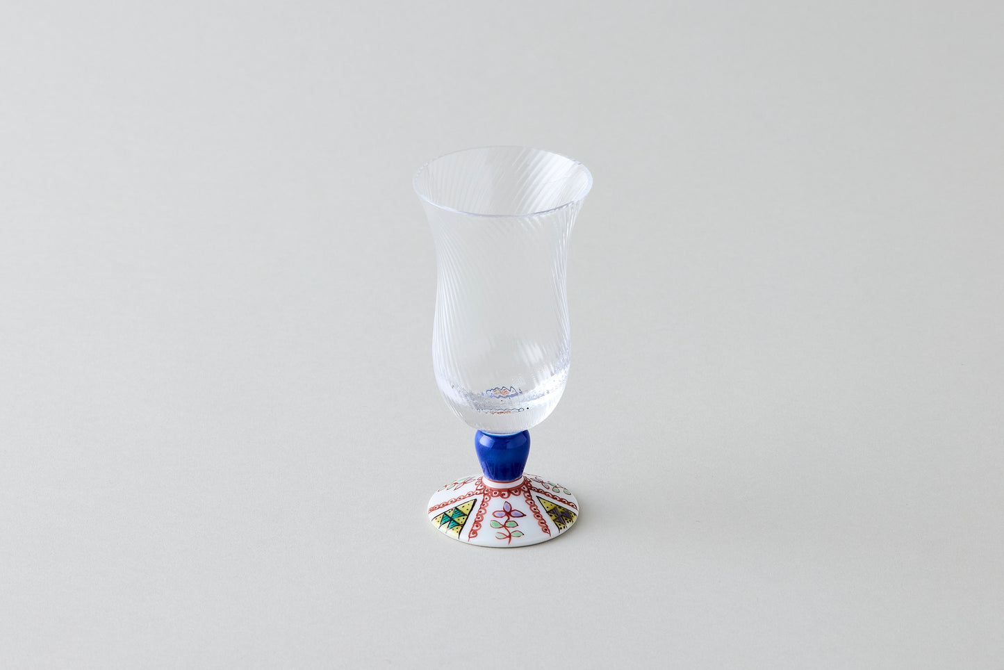 Cold Sake Glass (Diagonal Cut) - Quilt