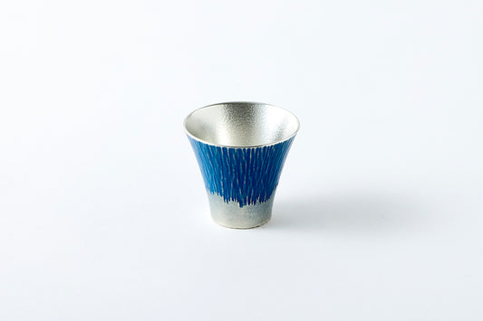 Mt. Fuji Sake Cup Blue