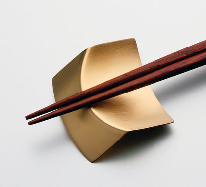 Chopstick Rest - ORI (Satin Gold Finish)