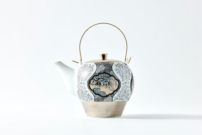 Teapot - JS Mokko Paulownia Motif 600ml