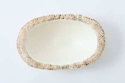 White Oval Bowl (Large)