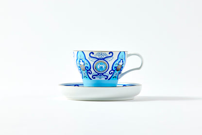 Teacup & Saucer - JB Koimari Floral Pattern