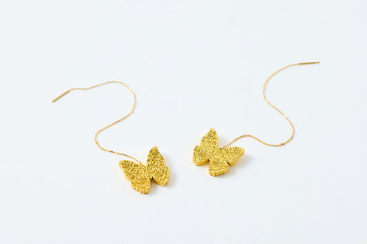 HAKUCESSORY Earrings Good Luck Gold