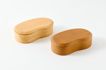 Clear Fava Bean-Shaped Lunch Box